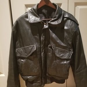 Vintage Black Leather Jacket